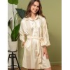 Рубашка халат из атласа Mia-Amore ILONA 7547 шампань, Цвет: шампань, Размеры: S/M