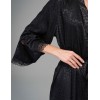 Атласный халат-кимоно Mia-Amore JOANNA 7313 черный, Цвет: черный, Размеры: 4XL/5XL, изображение 3
