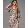 Халат-кимоно из шёлка Mia-Amore LIVIA 4493, Цвет: мультицвет, Размеры: 4XL/5XL, изображение 3