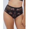 Кружевные высокие стринги Alles BOUDOIR stringi classic black, Цвет: черный, Размеры: S