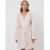 Халат-рубашка на пуговицах Aruelle FREESIA, Цвет: пудровый, Размеры: S