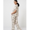 Пижама с брюками из вискозы Aruelle SEASHELL, Цвет: экрю, Размеры: XS, изображение 3