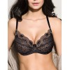 Бюстгальтер с вкладышами пуш-ап Fluide FLIRT 5085 черный/миндаль, Цвет: черный/миндаль, Размеры: 75C
