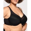 Бюстгальтер минимайзер Glamorise GI9003 черный, Цвет: черный, Размеры: 100E, изображение 3