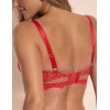 Кружевной бюстгальтер Kinga AMY 1179-SC красный, Цвет: красный, Размеры: 90C, изображение 2