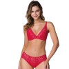 Кружевные трусики слипы MAT HANNAH F-0115-5 Red, Цвет: красный, Размеры: S, изображение 3