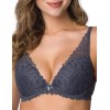 Кружевной бюстгальтер пуш-ап MAT NERINE M-3931-11 Grey, Цвет: серый, Размеры: 70E