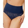 Корректирующие трусы с кружевом Maidenform DM0051 LC синий, Цвет: синий, Размеры: L