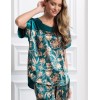 Шёлковая пижама со штанами Mia-Amore EMERALD 3781, Цвет: изумрудный, Размеры: 2XL, изображение 5