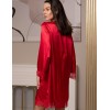 Шёлковая рубашка-халат Mia-Amore BEATRIS 4505, Цвет: красный, Размеры: 2XL, изображение 4