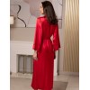 Длинный шёлковый халат Mia-Amore BEATRIS 4509, Цвет: красный, Размеры: 2XL/3XL, изображение 2