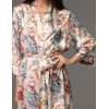 Длинный шёлковый халат Mia-Amore FLORIN 4489, Цвет: мультицвет, Размеры: 2XL/3XL, изображение 4