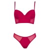 Комплект Sielei LITTLE SHINE 76187 бюстье+бразилиана rosso, Цвет: rosso (красный), Размеры: 80B, изображение 2