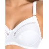 Хлопковый бюстгальтер без косточек Sielei CLASSICI FALCK 90 bianco, Цвет: bianco (белый), Размеры: 95B, изображение 3