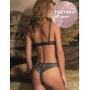Комплект Sielei FLOWER LACE 76327 балконет + бразилиана tortora, Цвет: tortora (кофе), Размеры: 85B, изображение 5