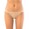 Трусики танга из хлопка и модала Sielei IOSONOIO 5003 skin, Цвет: skin (телесный), Размеры: XL, изображение 3