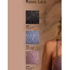 Комплект Sielei ROSES LACE 76227 балконет + бразилиана malva, Цвет: malva (лиловый), Размеры: 85B, изображение 3