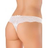 Кружевные трусы стринги Amelie MICROLACE 8028-1 белый, Цвет: белый, Размеры: XS, изображение 2