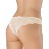 Трусы бразилиана Amelie MICROLACE 8029-3 молочный, Цвет: молочный, Размеры: S, изображение 2