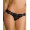 Кружевные трусы стринги Amelie MICROLACE 8028-1 черный, Цвет: черный, Размеры: M
