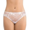 Кружевные трусы бразилиана Amelie MICROLACE 8028-3 белый, Цвет: белый, Размеры: M