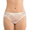 Кружевные трусы бразилиана Amelie MICROLACE 8028-3 молочный, Цвет: молочный, Размеры: M