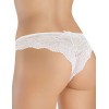 Трусы бразилиана Amelie MICROLACE 8029-3 белый, Цвет: белый, Размеры: XS, изображение 2
