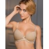 Бюстгальтер балконет пуш-ап Amelie MICROLACE 8030 бежевый, Цвет: бежевый, Размеры: 70A, изображение 4