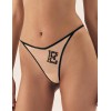 Трусики стринги Esotiq 41798 ORA бежевый/черный, Цвет: бежевый/черный, Размеры: M