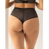 Высокие трусы стринги Kris Line CHOICE stringi high waist, Цвет: черный, Размеры: 2XL, изображение 2