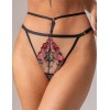 Трусики стринги Kris Line FLAMENCO string shorts bikini, Цвет: черный, Размеры: L