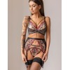 Пояс для чулок Kris Line FLAMENCO suspender, Цвет: черный, Размеры: S, изображение 5