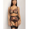 Пояс для чулок Kris Line FLAMENCO suspender, Цвет: черный, Размеры: S, изображение 3