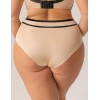 Трусы высокие Kris Line ORIENTAL high waist, Цвет: бежевый+черный, Размеры: M, изображение 2