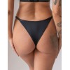 Трусики с узким боком Kris Line SIMPLE stringshorts bikini, Цвет: черный, Размеры: M, изображение 2