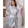 Длинный шёлковый халат Mia-Amore GABRIEL 4529, Цвет: мультицвет, Размеры: L/XL