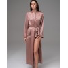 Длинный запашной халат Mia-Amore GENEVIEVA 7569 какао, Цвет: какао, Размеры: 2XL/3XL, изображение 4