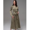 Длинный запашной халат Mia-Amore GENEVIEVA 7569 оливковый, Цвет: оливковый, Размеры: 2XL/3XL, изображение 3
