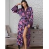 Длинный запашной халат Mia-Amore KAMEYA 4459, Цвет: сливовый, Размеры: 2XL/3XL, изображение 3