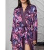 Длинный запашной халат Mia-Amore KAMEYA 4459, Цвет: сливовый, Размеры: 2XL/3XL, изображение 4