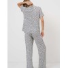Пижама женская с брюками Aruelle BEATRICH, Цвет: серый, Размеры: S, изображение 3