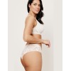 Кружевные трусы бразилиана Subtille BELLA MILK NEW brazilian, Цвет: молочный, Размеры: 3XL, изображение 4