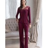 Трикотажная пижама Mia-Amore NUAR 6246 бордо, Цвет: бордо, Размеры: S