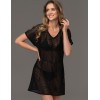 Туника из хлопковой сетки Mia-Amore SEYCHELLES 5380 черный, Цвет: черный, Размеры: 2XL/3XL, изображение 4
