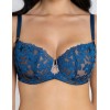 Бюстгальтер балконет тюльпан Subtille JOAN BLUE balkonette, Цвет: темно-синий, Размеры: 75G
