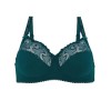 Бюстгальер мягкий без косточек Felina 203210 RHAPSODY изумруд, Цвет: изумруд, Размеры: 80D, изображение 4