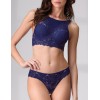 Комплект Lormar YOURBODY холтер+бразилиана You52316 blu lapis, Цвет: blu lapis (синий), Размеры: 80B