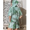 Натуральный комплект с шортами Mia-Amore SICILIA 5212, Цвет: малахит, Размеры: 2XL, изображение 2