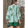 Хлопковый костюм с шортами Mia-Amore SICILIA 5214, Цвет: малахит, Размеры: 2XL, изображение 2