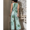 Летний костюм из хлопка со льном Mia-Amore SICILIA 5216, Цвет: малахит, Размеры: 2XL, изображение 4